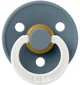 Suzeta rotunda din latex BIBS Glow Petrol (0-6 luni) foto