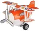 Avion cu inertie Same Toy Aircraft Portocaliu foto