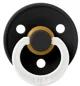 Suzeta rotunda din latex BIBS Black Glow (18-36 luni) foto