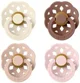 Набор из 2 круглых пустышек BIBS Colour Ivory/Blush/Woodchuck/Blossom (6-18 мес.) foto