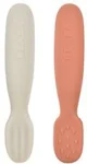 Set linguri silicon Beaba Terracotta/Velvet Grey, 2 buc. foto
