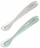 Set lingurite silicon Beaba Sage Green (4+ luni), 2 buc. foto