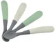 Набор силиконовых ложечек Beaba Bicolor Mineral (4+ мес.), 4 шт. foto
