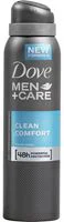 Antiperspirant spray Dove Deo Men +Care Clean Comfort, 150 ml foto