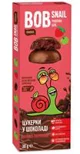 Натуральные конфеты Bob Snail с яблоком и клубникой в бельгийском шоколаде, 30 г foto