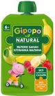 Пюре Gipopo из яблок, бананов, клубники и малины (6+ мес.), 90 г foto