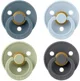 Набор из 2 круглых пустышек BIBS Colour Petrol/Sage/Baby Blue/Iron (6-18 мес.) foto