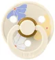 Suzeta rotunda din latex BIBS Studio Colour Morning Bloom - Ivory (6-18 luni) foto