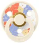 Suzeta rotunda din latex BIBS Studio Colour Flower Child - Ivory (6-18 luni) foto