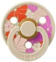 Suzeta rotunda din latex BIBS Studio Colour Flower Child - Vanilla (6-18 luni) foto