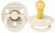 Suzeta rotunda din latex BIBS Studio Colour Pin - Ivory Hush (6-18 luni) foto