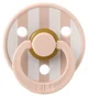 Suzeta rotunda din latex BIBS Studio Colour Block - Blush/Ivory (6-18 luni) foto