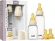 Set BIBS Grow & Flow Ivory (2 biberoane cu tetine din latex - flux incet, mediu si rapid) foto