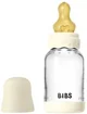 Biberon din sticla anticolici BIBS Boheme Ivory cu tetina din latex 0+ luni, 120 ml foto
