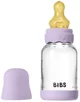 Biberon din sticla anticolici BIBS Boheme Violet Sky cu tetina din latex 0+ luni, 120 ml foto