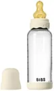 Стеклянная антиколиковая бутылочка BIBS Boheme Ivory с латексной соской 3+ месяца, 240 мл foto