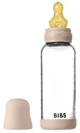 Biberon din sticla anticolici BIBS Blush cu tetina din latex 3+ luni, 240 ml foto