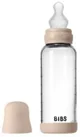 Biberon din sticla anticolici BIBS Blush cu tetina din silicon 3+ luni, 240 ml foto