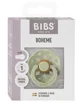 Suzeta rotunda din latex BIBS Boheme Sage (0-6 luni) - Ambalaj premium foto