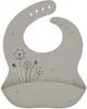 Baveta din silicon KikkaBoo Platinum Flora Sand foto