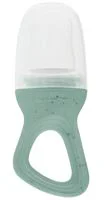 Dispozitiv pentru mancare din silicon (Nibler) KikkaBoo Platinum Sage foto