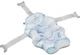 Гамак для ванночки KikkaBoo Soft Bath Nubo Sea Shell Blue foto