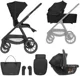 Carucior 3 in 1 KikkaBoo Modena Black foto