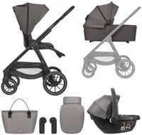Carucior 3 in 1 KikkaBoo Modena Dark Grey