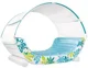 Надувной плавательный матрас с балдахином Intex Tropical Lounge, 224x150x165 см, до 200 кг foto