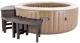 Banca rotunda Intex pentru jacuzzi gonflabil, 221x76x60 cm foto