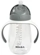 Cana cu pai din tritan Beaba Mineral Grey, 300 ml foto