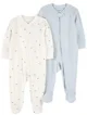 Carter's Set 2 piese Pijamale Mini Turtle Stripe Print foto