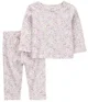 Carter's Set 2 piese Ditsy Floral - bluza si pantaloni foto