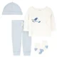 Carter's Set 4 piese Blue Airplane - Pantaloni, bluza, caciulita si sosete foto