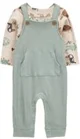 Carter's Set 2 piese Bluzita si salopeta Green Solid foto