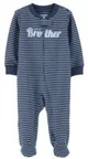 Carter's Pijama Blue Stripe Lil Bro Art foto