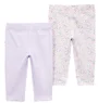 Carter's Set 2 piese Pantaloni Purple-Gray foto