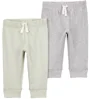 Carter's Set 2 piese Pantaloni Green-Gray foto