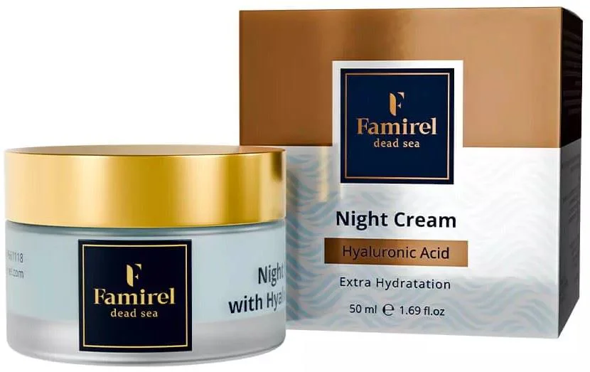 image for Crema de noapte hidratanta Famirel Hyaluronic Acid, 50 ml foto