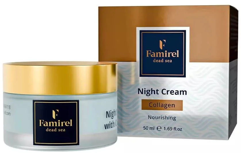 Crema de noapte hranitoare Famirel Collagen, 50 ml foto