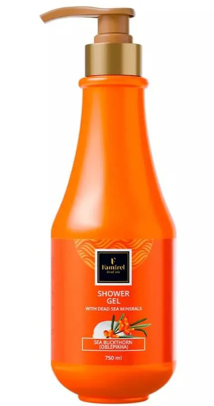 image for Gel de dus Famirel cu catina si cu minerale din Marea Moarta, 750 ml foto