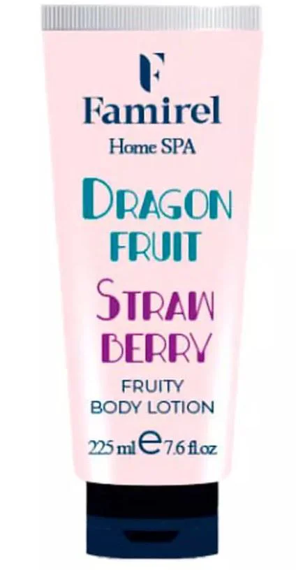 Lotiune pentru corp Famirel Dragon Fruit & Strawberry, 225 ml foto