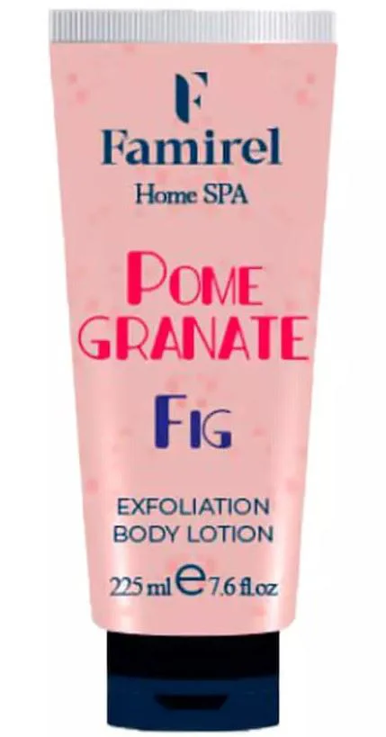 image for Lotiune-peeling pentru corp Famirel Fig & Pomegranate, 225 ml foto