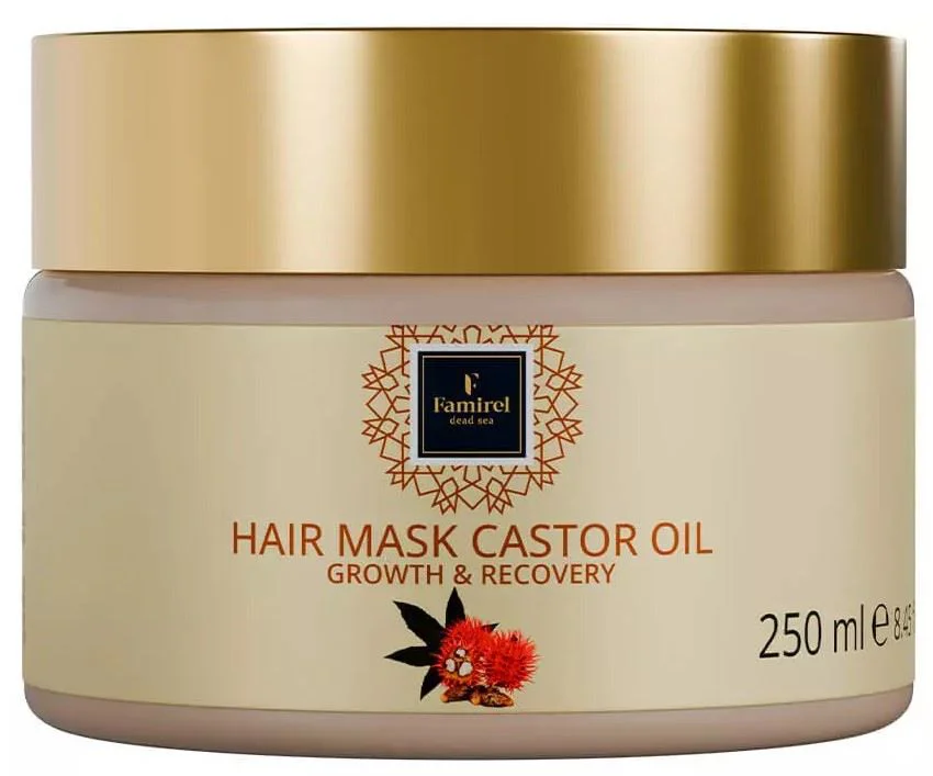 image for Masca de par Famirel Castor Oil, 250 ml foto
