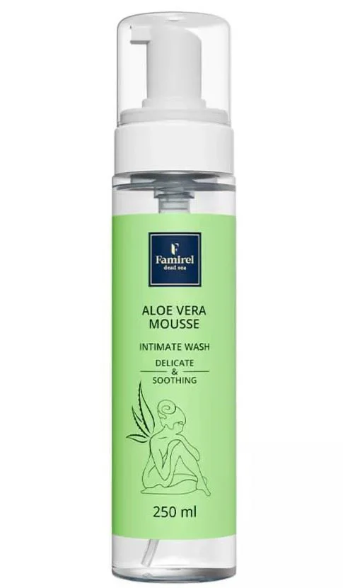 Spuma pentru igiena intima Famirel Aloe Vera, 250 ml foto
