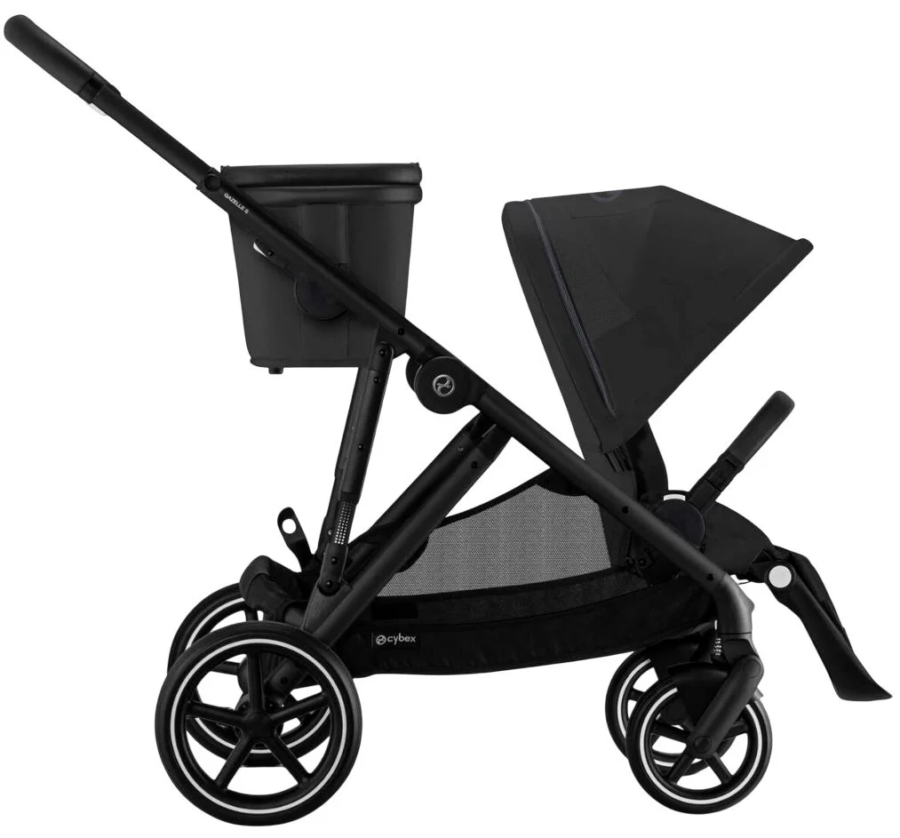 image for Двойная коляска Cybex Gazelle S BLK BP Moon Black foto