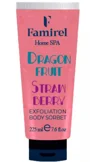 Отшелушивающий сорбет для тела Famirel Dragon Fruit & Strawberry, 225 мл foto