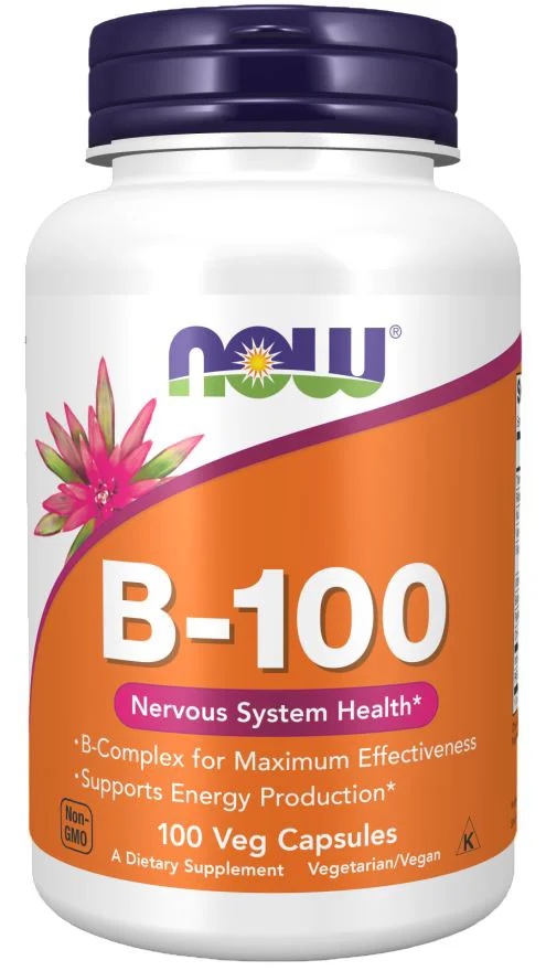 Supliment alimentar Now Foods B-100, 100 veg. capsule foto