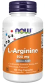 Supliment alimentar Now Foods L-Arginine 500 mg, 100 veg. capsule foto