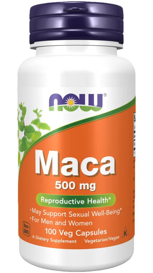 image for Maca 500 mg Now Foods, 100 veg. capsule foto
